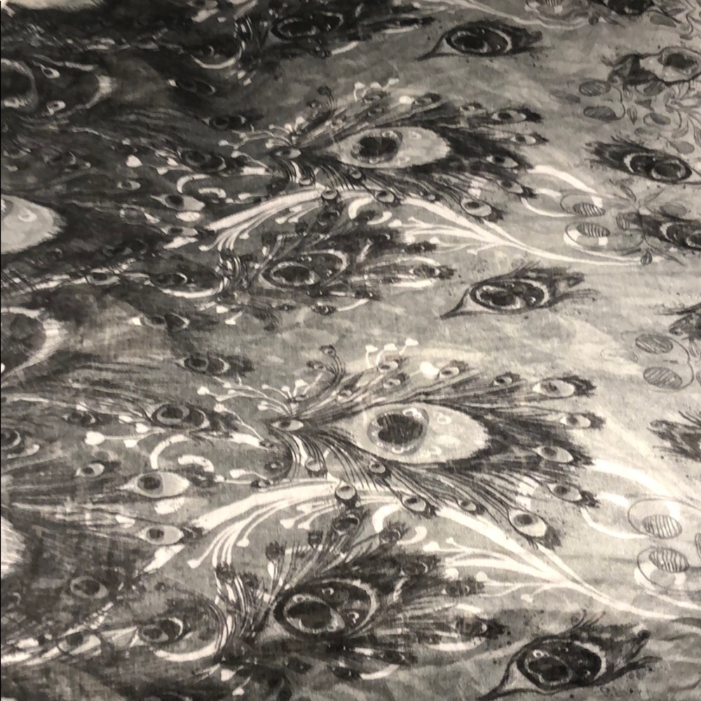 Infinity Scarf - Black And Gray Pattern - image 1